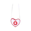 Tasche Krankenschwester in Herzform, weiß