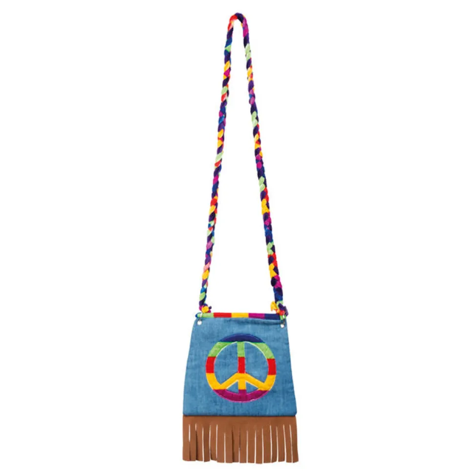 Tasche Peace, jeansoptik