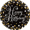 Teller Happy Birthday Sparkling Ø 23 cm 8 Stk.