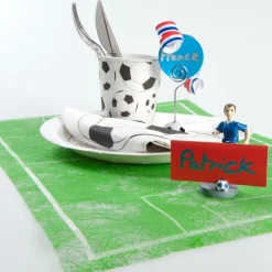 Tischläufer Fußballfeld, 30cm x 5m grün, 1 Stk
