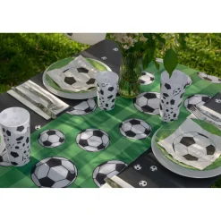 Tischläufer Fussball, Grün, 30 cm, Länge 250cm