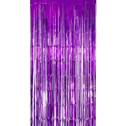 Türvorhang Lametta purple violet, 2 x 1 m