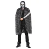 Umhang Zombie Cape mit Kapuze