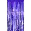 Vorhang Lametta blau, 2 x 1 m