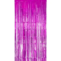 Vorhang Lametta pink, 2 x 1 m