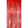 Vorhang Lametta rot, 2 x 1 m