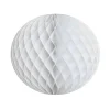Wabenball ca. 30 cm, schwer entflammbar, weiß