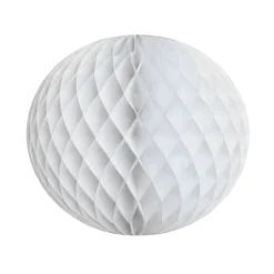 Wabenball ca. 30 cm, schwer entflammbar, weiß