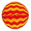 Wabenball Spanien rot-gelb, ø 20 cm, schwer entflammbar