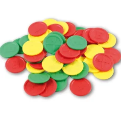 Wertmarken-Chips Getränke, gelb, 100 Stk.