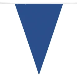 Wimpelkette, blau-weiß, 10m, Dreieck-Form, 1 Stück