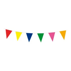 Wimpelkette bunt, 10 m